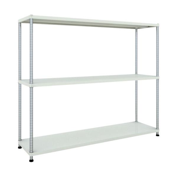 (�����ʓr)(�����i)TRUSCO �X�`�[�����b�N �t�F�j�b�N�X���b�N 1800X450 3�i W�F �R�ە��̓h�� PER-5643-W