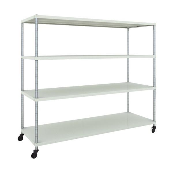 (�����ʓr)(�����i)TRUSCO �X�`�[�����b�N �t�F�j�b�N�X���b�N 1800X600 4�i U�ԗ֕t W�F �R�ە��̓h�� PER-5664-U125-W