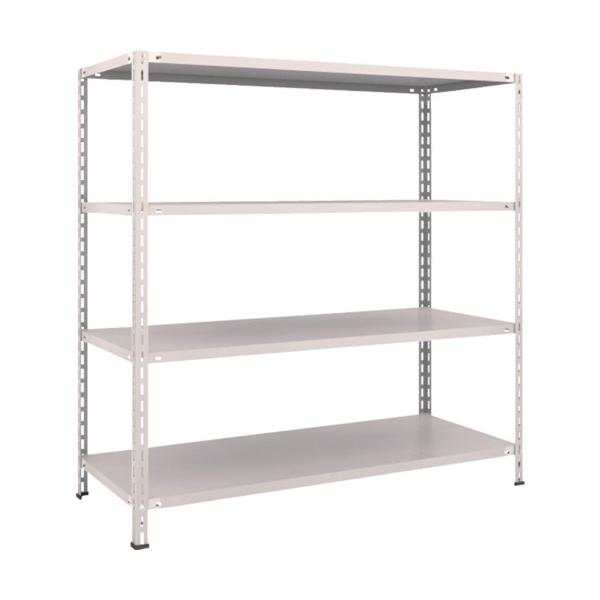 (�����ʓr)(�����i)TRUSCO �X�`�[�����b�N �y�ʒI ���I�{���g���X�^1500X600X1500 4�i �l�I�O���[ L55W-14:NG