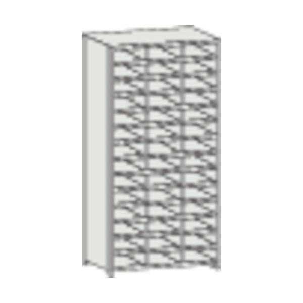 (�����ʓr)(�����i)TRUSCO �X�`�[�����敪�I KB�^ �R�{���~�ߕt W875×D250×H1800 3��14�i KB-3140