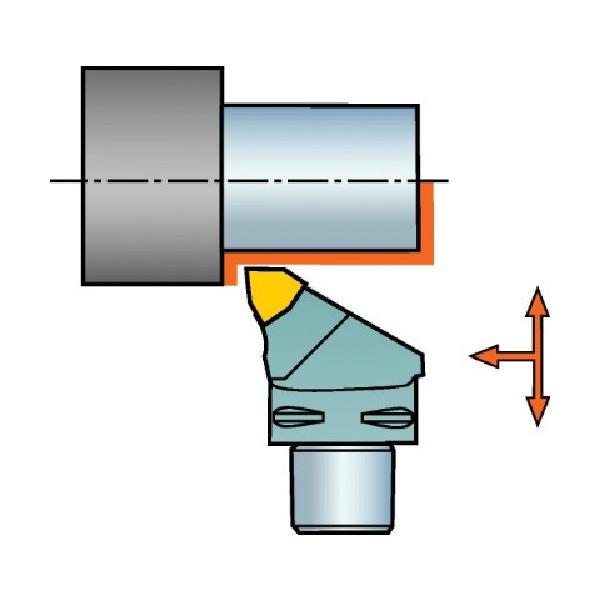SANDVIK �R���}���g�L���v�g �R���^�[��RC�p�J�b�e�B���O�w�b�h(410) C5-DWLNR-35060-08