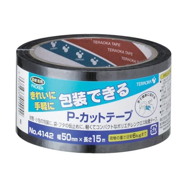 TERAOKA P-Jbge[v NO.4142 50mm×15M  4142 BK-50X15