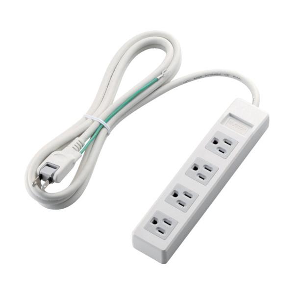 �G���R�� 3pin�^�b�v �X�^���_�[�h 4�� 2.5m �z���C�g T-T1A-3425WH