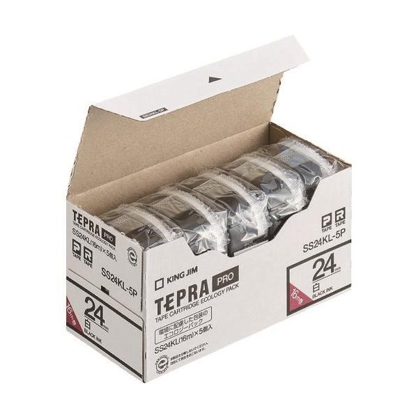KING JIM yzuevvPROe[v 24mm GRpbN(5)/x/ Oe[v 8m SS24KL-5P