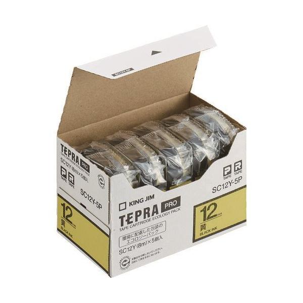 KING JIM yzuevvPROe[v 12mm GRpbN(5)/x/ 8m SC12Y-5P