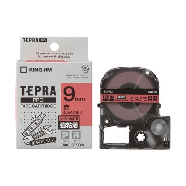 KING JIM �y�����z�u�e�v���vPRO�e�[�v 9mm ���S�����x�� �ԃ��x��/������ ����8m SC9RW
