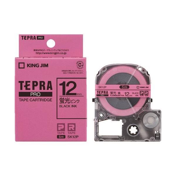 KING JIM �y�����z�u�e�v���vPRO�e�[�v 12mm �s���N���x��(�u���F)/������ ����5m SK12P