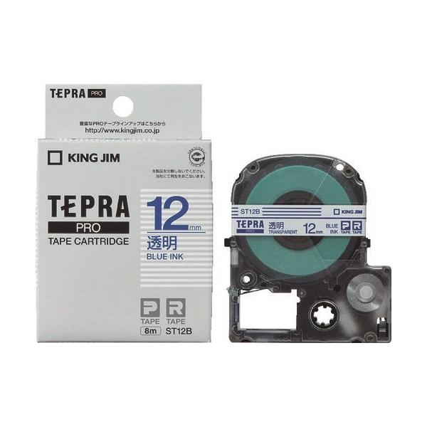 KING JIM �y�����z�u�e�v���vPRO�e�[�v 12mm �������x��/���� ����8m ST12B