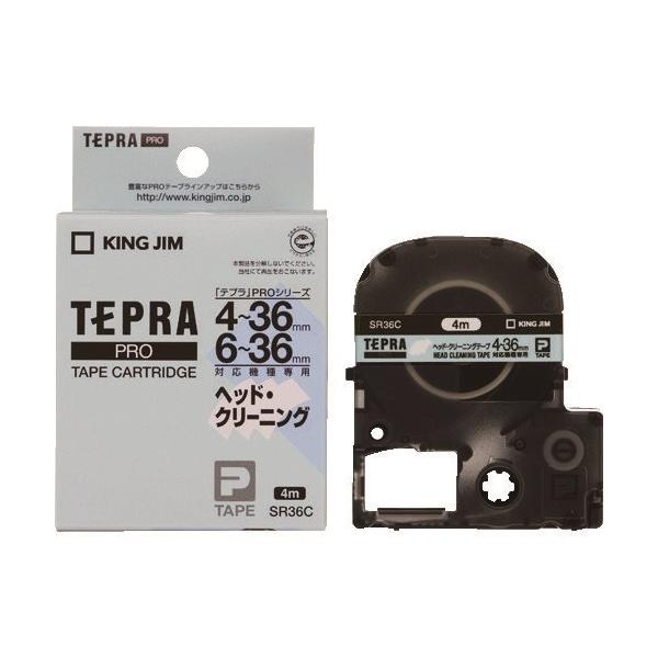 KING JIM �y�����z�u�e�v���vPRO�e�[�v �w�b�h�N���[�j���O�e�[�v 4~36mm�Ή��@��p SR36C