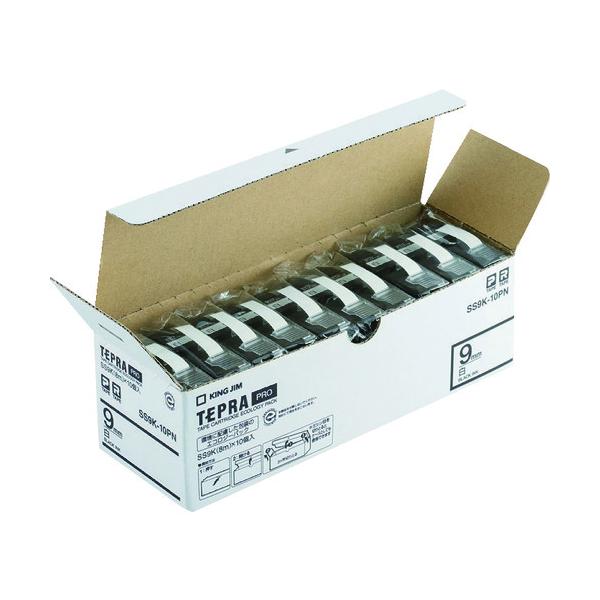 KING JIM �y�����z�u�e�v���vPRO�e�[�v 9mm �G�R�p�b�N(10����)/�����x��/������ ����8m SS9K-10PN