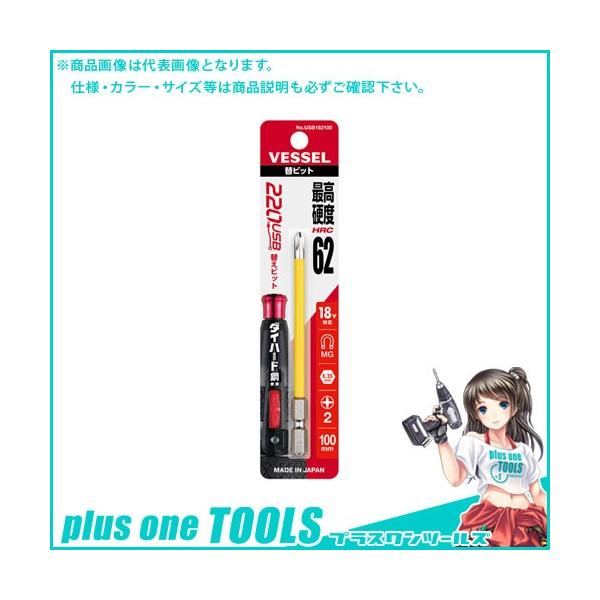 �x�b�Z�� VESSEL 220USB�փr�b�g (�{2×��5×100) USB162100