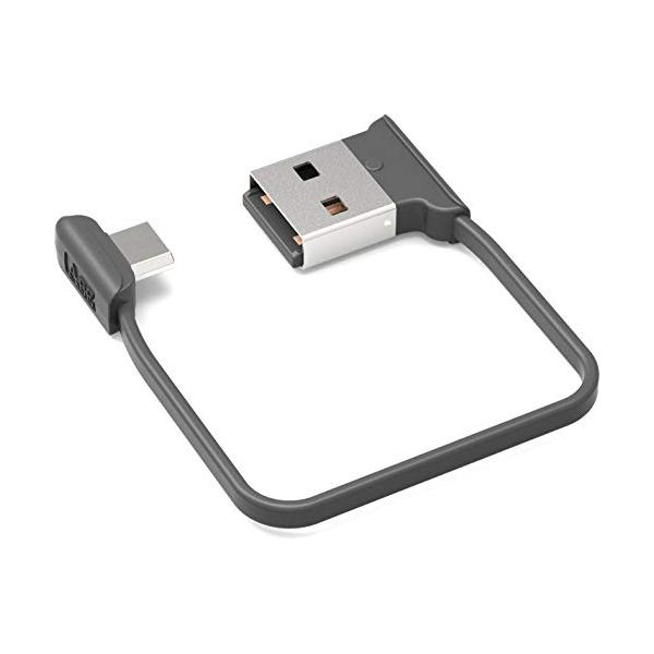他サイト： オーディオファン microUSB 短い ケーブル 両端子 L字 約12cm L字パターン4 ブラック AFSSLCBLの商品画像