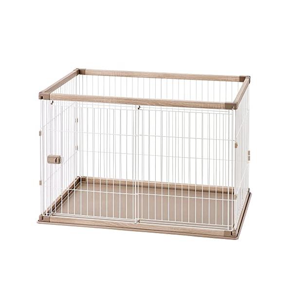 アイリス ウッディサークル ハイタイプ ライトナチュラル アイリスオーヤマ 犬 サークル ウッディサークル ハイタイプ