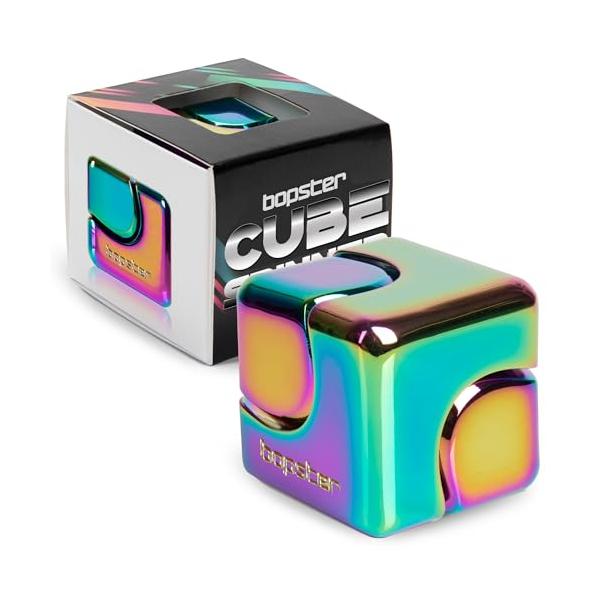 石川玩具 ハンドスピナー CUBE SPINNER ゲーミングメタリック