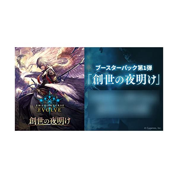 Shadowverse EVOLVE ブースターパック第1弾 創世の夜明け BOX : plusa