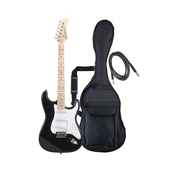 他サイト： PhotoGenic フォトジェニック エレキギター ストラトキャスタータイプ ST-180M/BK ブラックの商品画像