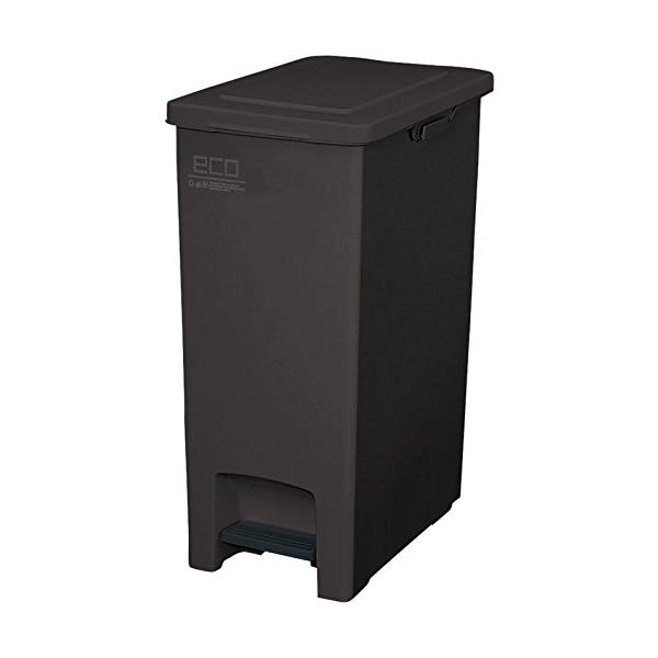 他サイト： アスベル フタ付きゴミ箱 エバンペダル45SD 軽いペダル 45L ダークブラウン 衛生的 A6324の商品画像