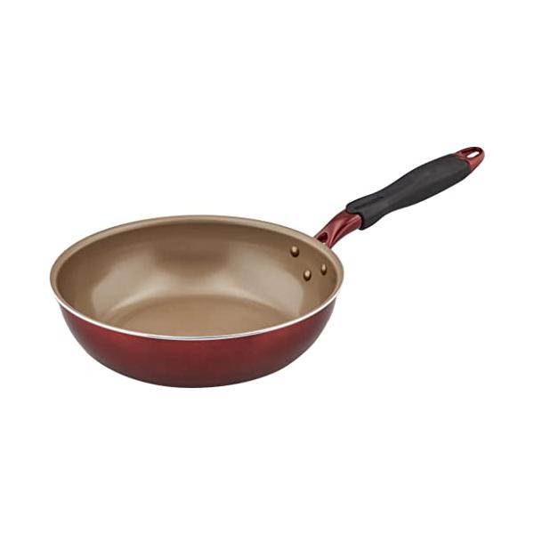 他サイト： エバークック 炒め鍋 26cm オール熱源対応(IH対応) evercookα(エバークック アルファ) PFOA フリー ワインレッド 2年保証の商品画像