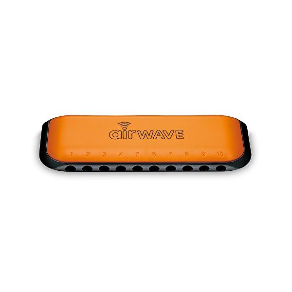 他サイト： SUZUKI スズキ 子ども向け10穴ハーモニカ エアーウェーブ AW-1 オレンジJの商品画像