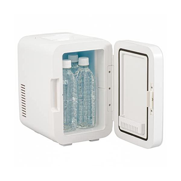 他サイト： オーム電機 冷蔵庫 保温庫 冷温庫 小型 ポータブル ミニ 保冷保温庫 家庭車載両用 電子式 5リットル ボックス ホワイト KAJ-R056Rの商品画像