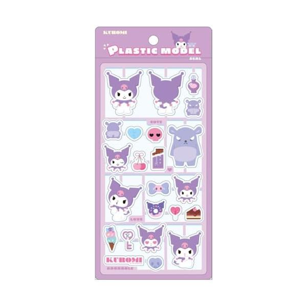 ティーズファクトリー サンリオキャラクターズ シール プラスチックモデル風 クロミ クロミちゃん グッズ