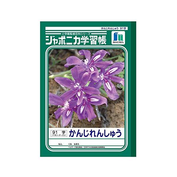 ショウワノート 学習帳 ジャポニカ かんじれんしゅう 91字(十字リーダー入り) B5サイズ 001491