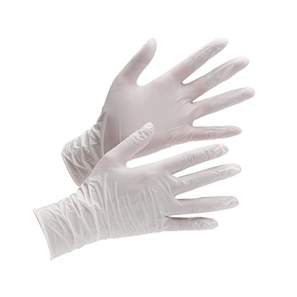 他サイト： [ミドリ安全] ニトリル 手袋 作業用 ニトリルゴム アクセラレーターフリー ベルテ723 極薄 粉なし ホワイト L 100枚入の商品画像