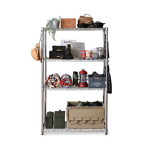 アイリスオーヤマ ラック メタルラック 本体 新モデル 幅91×奥行46×高