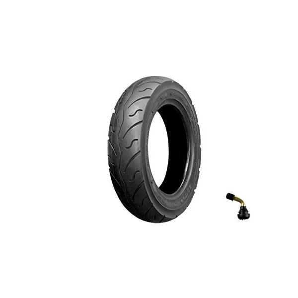 他サイト： バイクパーツセンター(Bike Parts Center) バイクタイヤ スクーター用 90/100-10 4PR T/L エアバルブ付き (台の商品画像