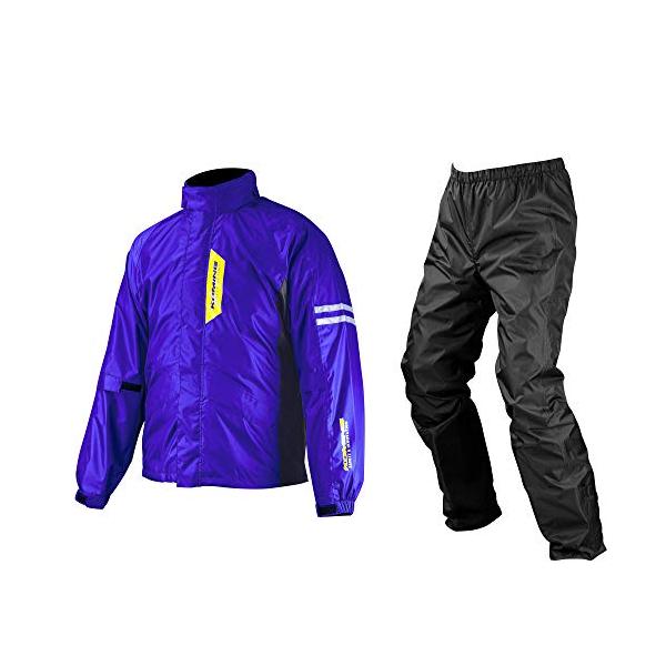 KOMINE] バイク用レインウェア 03-539 メンズ Deep Blue S : plusa