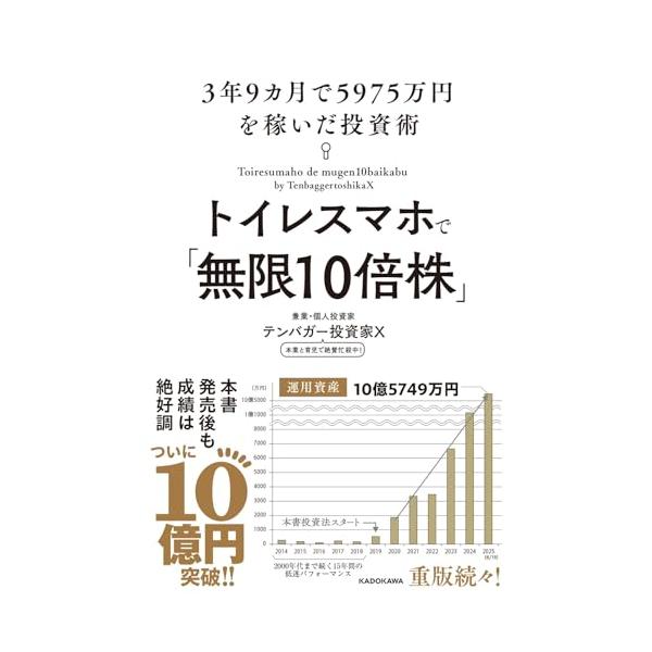 トイレスマホで「無限10倍株」 3年9カ月で5975万円を稼いだ投資術