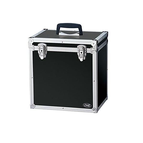 単品 CNB セール中 レコードケース LP用 収納枚数 約50枚 LPC-310 ブラック