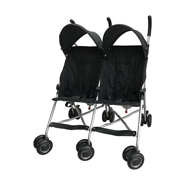 他サイト： エンドー COOL KIDS CKバギーツイン ブラック バギー アルミ 軽量 双子用 ツインズの商品画像