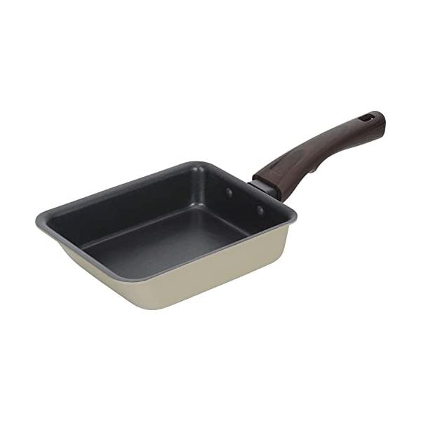 他サイト： 和平フレイズ ちょい深型フライパン 13×18cm 玉子焼き 卵焼き IH・ガス火対応 ダイヤモンドコート ディアエクリュ RB-2673の商品画像