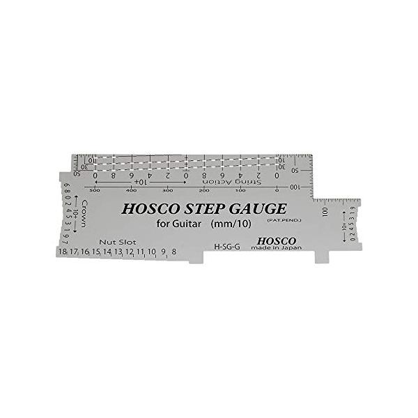 他サイト： HOSCO Luthiers Tools ステップゲージ ギター用 弦高、ナット溝、フレット高などが測定可能 H-SG-Gの商品画像