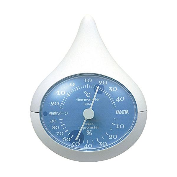 ・ホワイト  TT-510-WH・・Color:ホワイト・可愛く、インテリアにもなるしずく形のデザイン・(b)型番 :(/b) TT-510(ホワイト)・(b)測定範囲 :(/b) 温度-20~40℃、湿度10~90%・(b)一目盛 :(/...