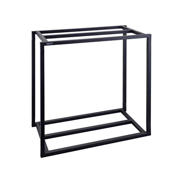 他サイト： ジェックス GEX アクアラック スチール 幅60×奥行き30cm水槽用 組立式水槽台 上下2段設置 ブラック600BKの商品画像