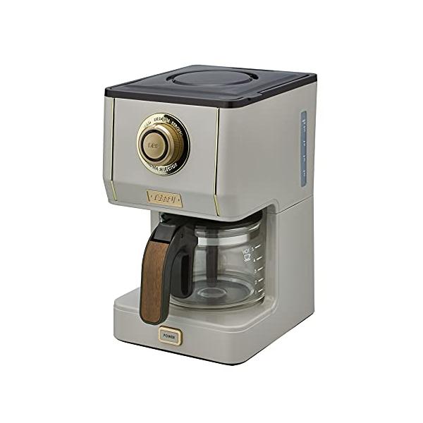 Toffy/トフィー】 アロマドリップコーヒーメーカー K-CM5 (グレージュ