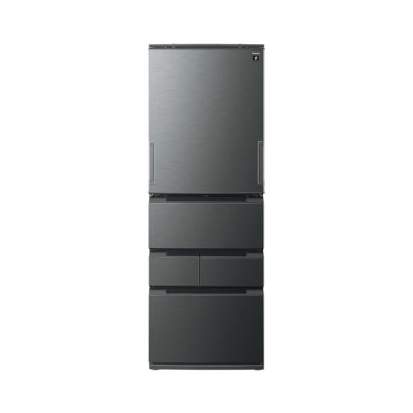 シャープ 冷蔵庫 幅65.0cm 457L 奥行薄型 SJ-MW46P-H ダスクダーク