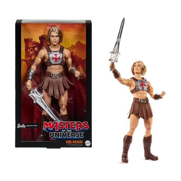 バービー(Barbie) シグネチャー ケン マスターズ・オブ・ユニバース ヒーマン He-Man コレクタードール 6歳から ブラウン JJY