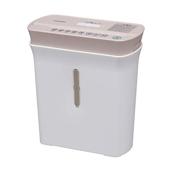 他サイト： アイリスオーヤマ シュレッダー 家庭用 高速細断3.7m/分 細断枚数8枚 クロスカット 連続使用3分 ダストボックス8.9L A4/65枚収容の商品画像