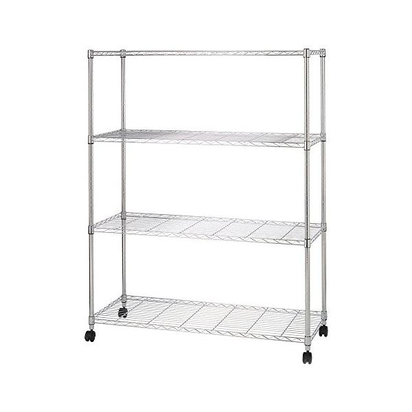 ドウシシャ ルミナス互換 メタルルミナスラック 幅120 4段 スチール