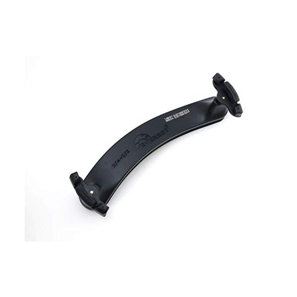 EVEREST エベレスト バイオリン肩当て 3/4-1/2サイズ BLACK EZ-2A