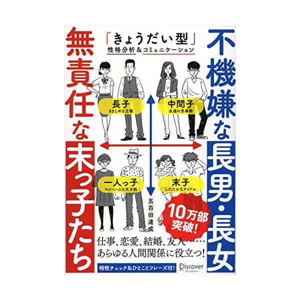 不機嫌な長男・長女 無責任な末っ子たち 「きょうだい型」性格分析&コミュニケーション (五百田達成の話し方シリーズ)