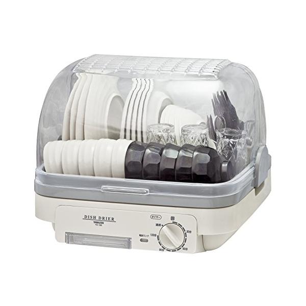 他サイト： [山善] 食器乾燥器 (5人分) 120分 タイマー付き ライトグレー (自然対流式) (抗菌/防カビ) YD-180(LH)の商品画像