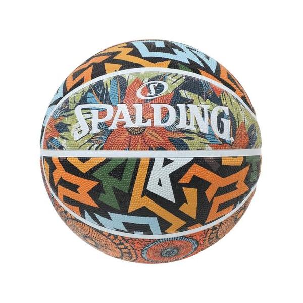 他サイト： SPALDING (スポルディング) バスケットボール アフリカン バティック ラバー マルチ 5号球 85-258Jの商品画像
