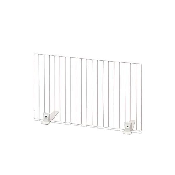 軽量・ホワイト/幅60cm(ロータイプ) 幅60×高さ40cm ・本体サイズ(幅X奥行X高さ):60×18×40cm・本体重量:1.3kg・簡単設置のシンプルフェンス・圧迫感を感じないデザイン・またぎやすい高さ