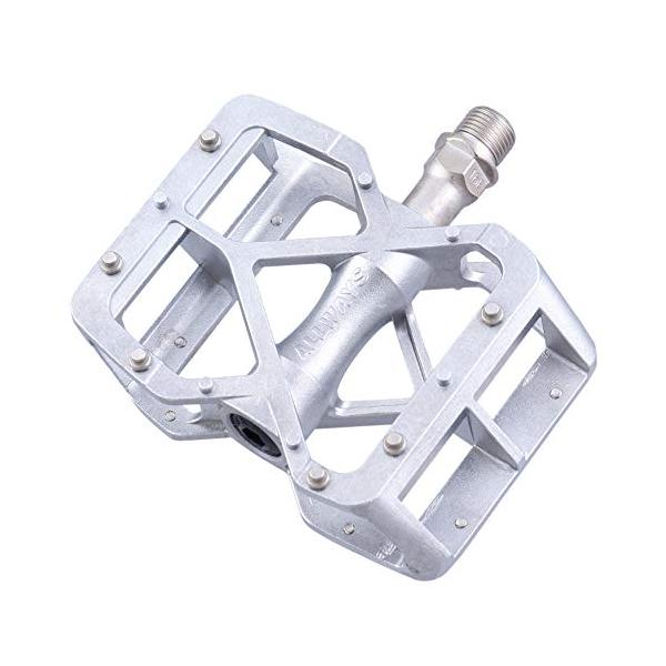 MKS三ヶ島製作所 自転車 ペダル ALLWAYS オールウェイズ シルバー マウンテン用 アルミニウム MKS(三ヶ島製作所) 自転車 ペダル ALLWAYS (オールウェイズ) シルバー