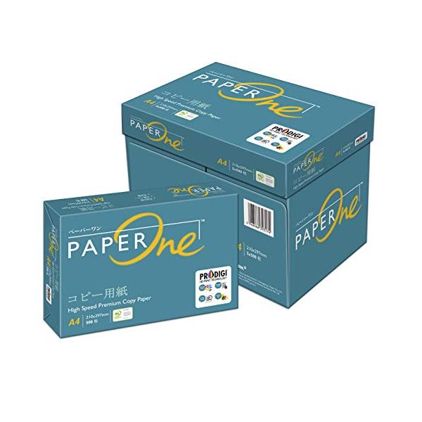 他サイト： 高白色コピー用紙 PaperOne コピー用紙 A4 (500枚×5冊) 2500枚 紙厚0.09mm 大量印刷向き PEFC認証の商品画像