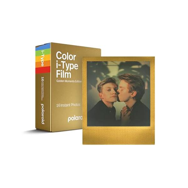 Polaroid(ポラロイド) インスタントフィルム Color film for i-Type ?Golden Moments Double